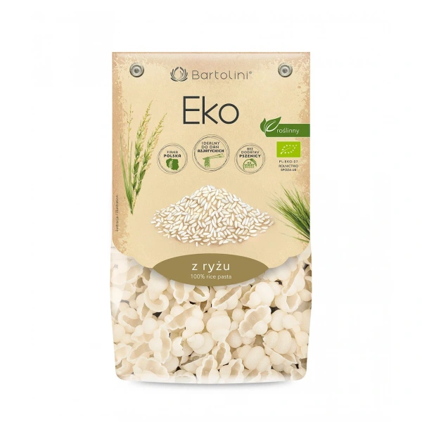 Makaron (ryżowy) muszelki bio 250 g - bartolini