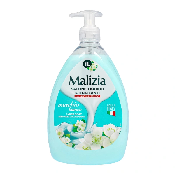 MALIZIA Mydło w płynie pompka Białe Piżmo 1000 ml