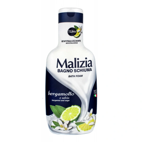 MALIZIA Płyn do kąpieli Bergamotka i Szałwia 1000 ml