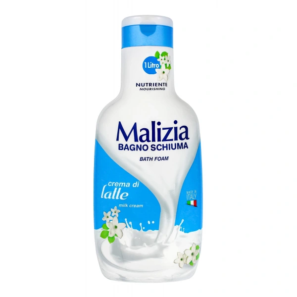 MALIZIA Płyn do kąpieli Cream di Latte Mleczna pianka 1000 ml