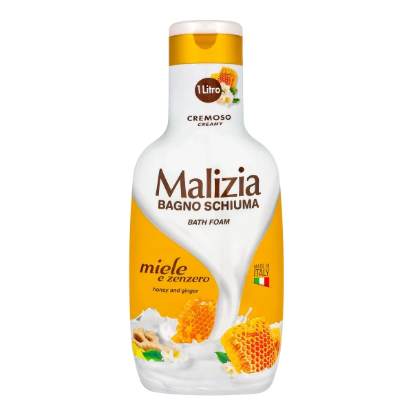 MALIZIA Płyn do kąpieli Miód & Imbir 1000 ml
