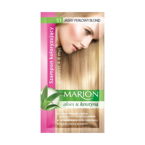 MARION Szampon koloryzujący nr 51 Jasny perłowy blond 40 ml