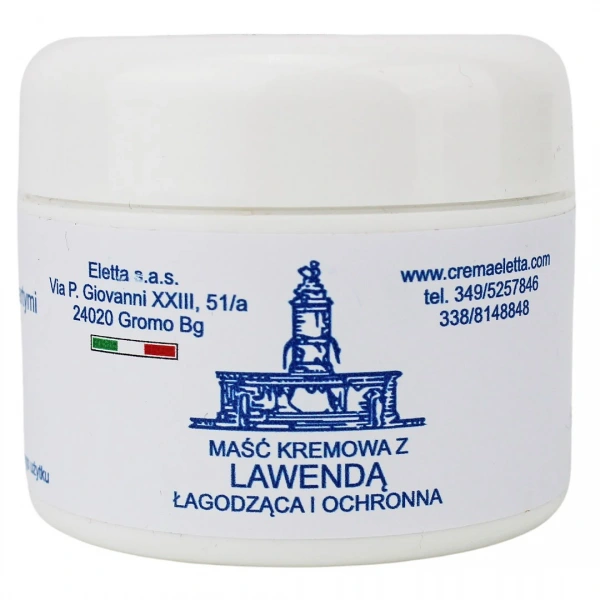 Maść kremowa z lawendą łagodząca i ochronna 50 ml - eletta