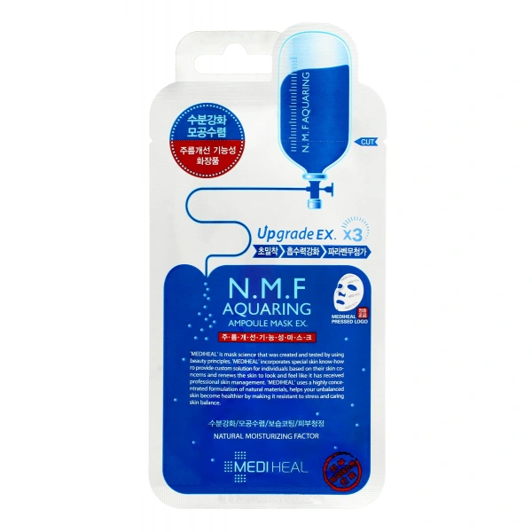 MEDIHEAL N.M.F Aquaring Maska-ampułka nawilżająco-wygładzająca w płachcie 25 ml