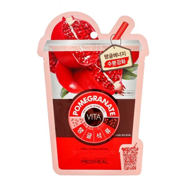 MEDIHEAL Vita Maska nawilżająca w płachcie Pomegranate 20 ml