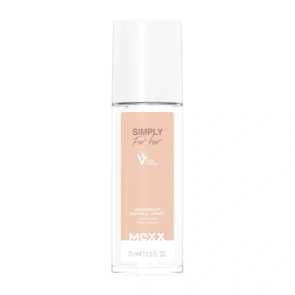 MEXX Dezodorant naturalny spray Simply for Her 75 ml