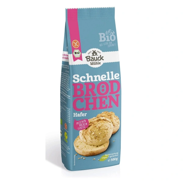 Mieszanka do wypieku bułek bezglutenowa bio 500 g - bauck hof