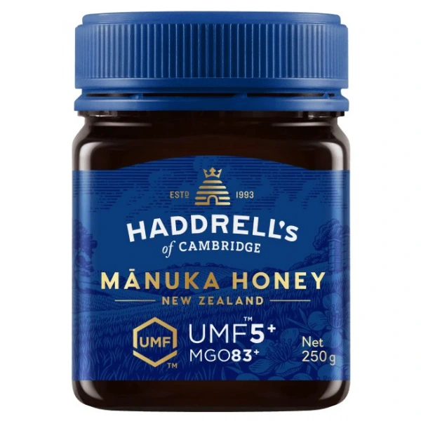 Miód manuka mgo 83+ 250 g - haddrell's of cambridge