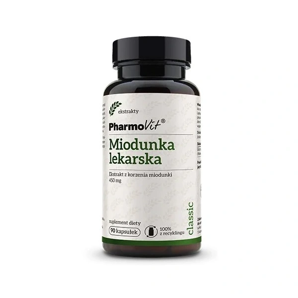 Miodunka lekarska ekstrakt (450 mg) bezglutenowy 90 kapsułek - pharmovit (classic)