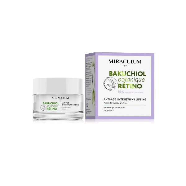 Miraculum Bakuchiol Botanique Retino Krem na dzień - intensywny lifting 50ml