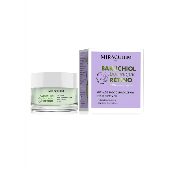 Miraculum Bakuchiol Botanique Retino Krem na noc - moc odmłodzenia 50ml