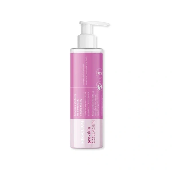 Miraculum Collagen Pro-Skin Emulsja z olejkiem do demakijażu i mycia twarzy 200ml