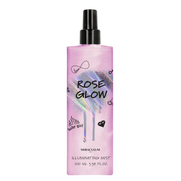 MIRACULUM Illuminating Mist Rozświetlająca mgiełka zapachowa dla nastolatek - ROSE GLOW 100 ml