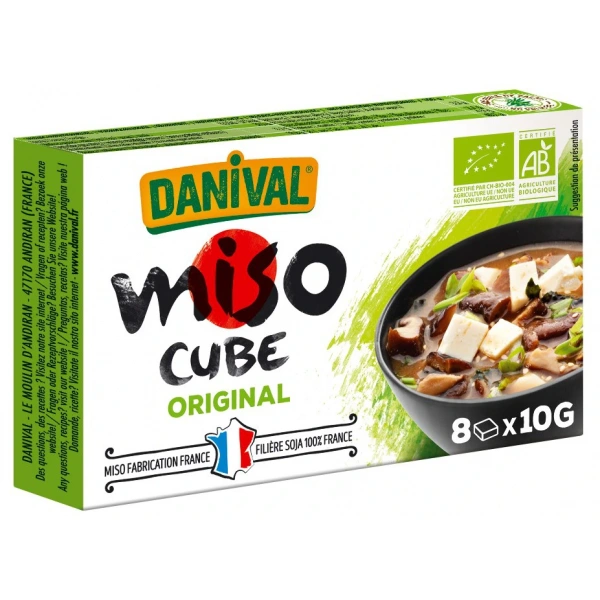 Miso kostki bio (8 x 10 g) 80 g - danival