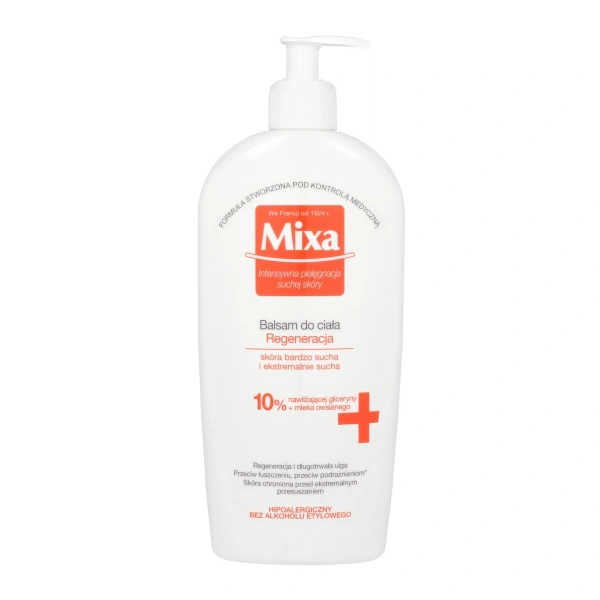 MIXA Balsam do ciała regenerujący 10%  400 ml