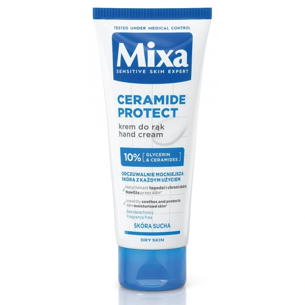 MIXA Ceramide Protect Krem do rąk nawilżająco - łagodzący 100 ml