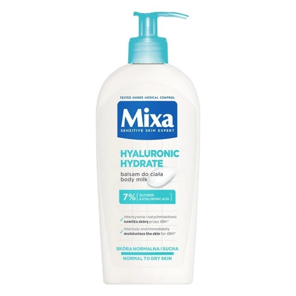MIXA Hyaluronic Hydrate Mleczko do ciała intensywnie nawilżające  400ml