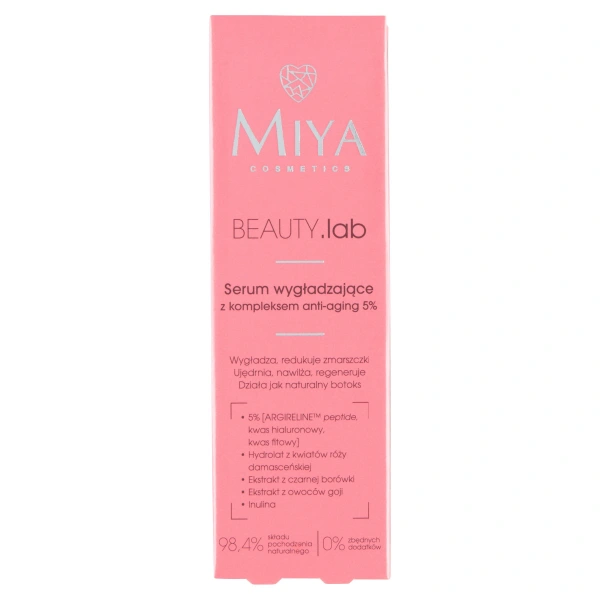 MIYA BEAUTY.lab Serum wygładzające z kompleksem anti-aging 5% 30 ml