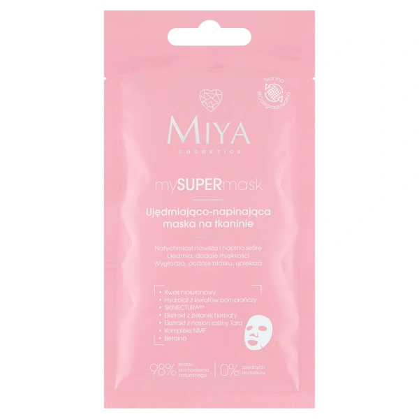 MIYA mySUPERmask Ujędrniająco-napinająca maska na tkaninie