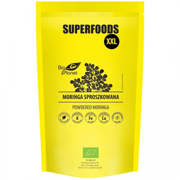 Moringa sproszkowana bio 500 g - bio planet