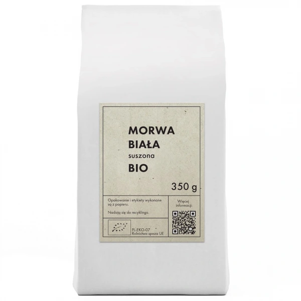 Morwa biała suszona bio 350 g - the planet