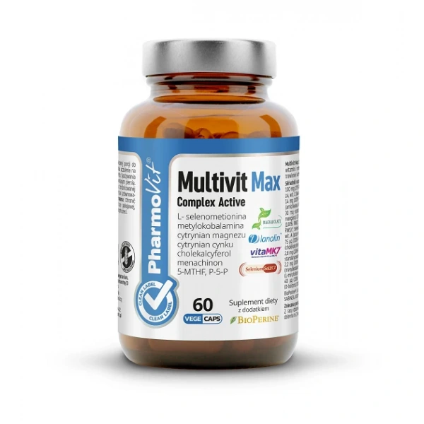 Multiwitaminy bezglutenowe 60 kapsułek - pharmovit