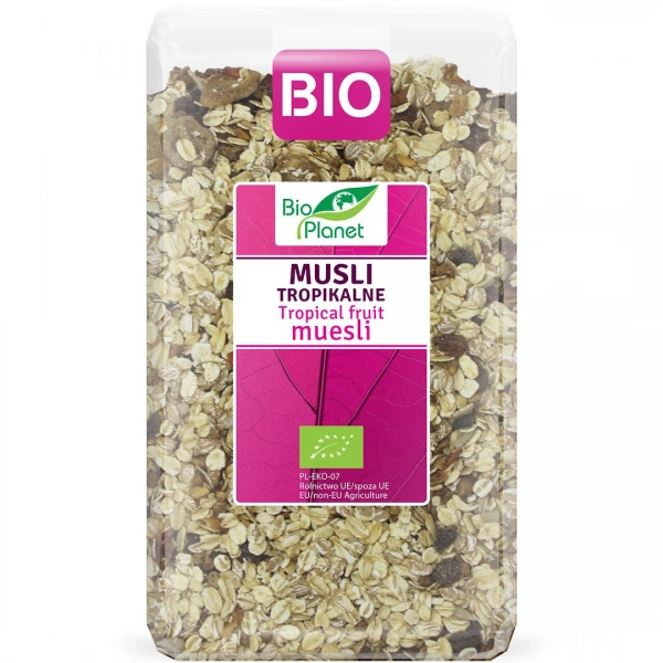 Musli tropikalne bio 600 g - bio planet