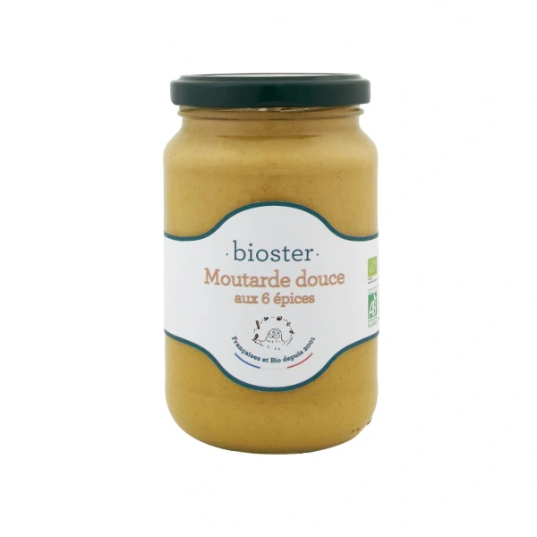 Musztarda z 6 przyprawami bio 350 g - bioster