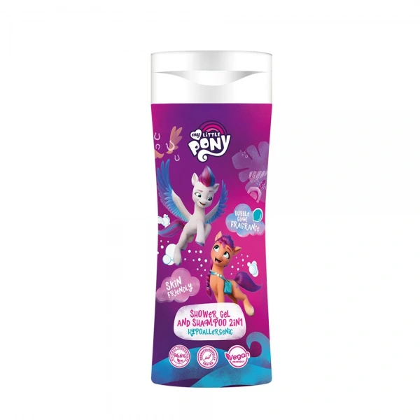 MY LITTLE PONY Żel pod prysznic i szampon 2w1 Guma balonowa 300 ml