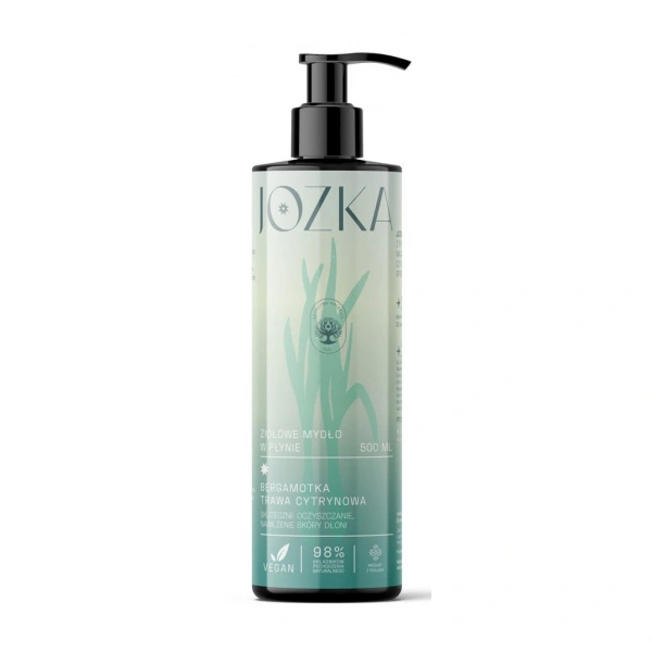 Mydło w płynie ziołowe (bergamotka, trawa cytrynowa) 500 ml - jozka (dary natury)