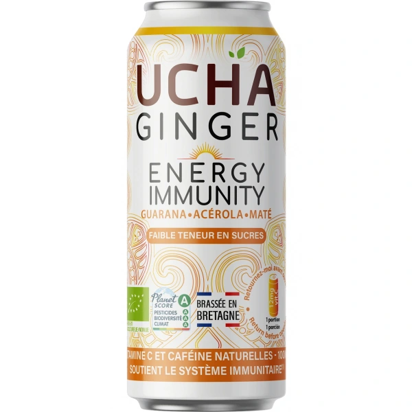 Napój energetyzujący z yerba mate i guaraną fair for life bio 330 ml - ucha