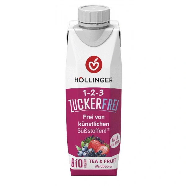 Napój o smaku owoców leśnych bez cukru bio 300 ml - hollinger