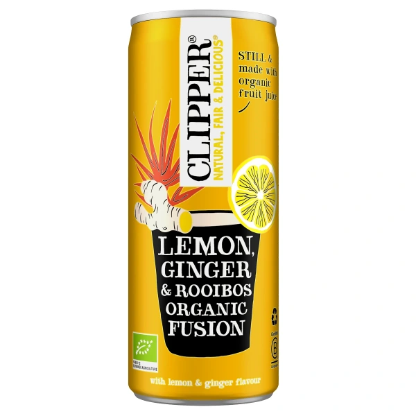 Napój owocowy z rooibos o smaku imbir - cytryna bio 250 ml - clipper