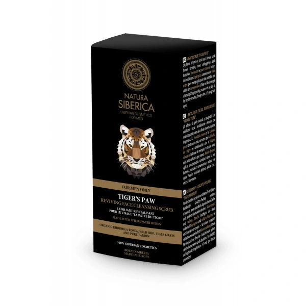 Natura Siberica Men Orzeźwiający Peeling do twarzy Tiger`s Paw dla mężczyzn 150ml