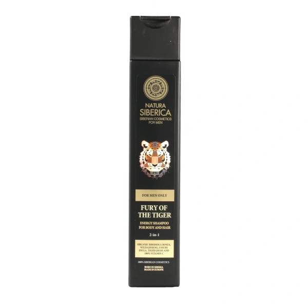 Natura Siberica Men Szampon 2w1 do Włosów i ciała Energia Tygrysa 250 ml