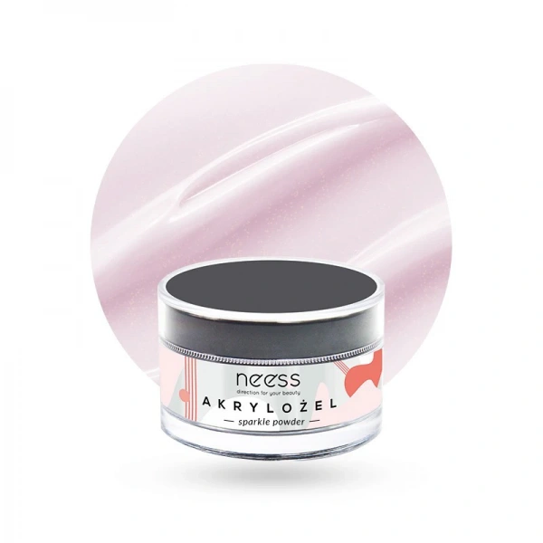 NEESS Akrylożel budujący i przedłużający płytkę - Sparkle Powder (7888) 15 g