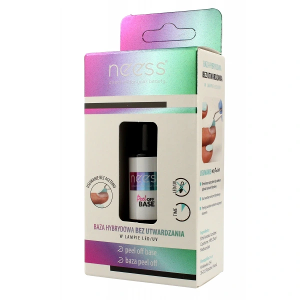 NEESS Baza do lakierów hybrydowych Peel-off (7619/4) 4 ml