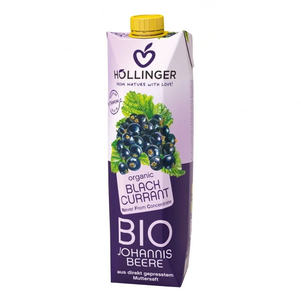Nektar z czarnej porzeczki bio 1 l - hollinger