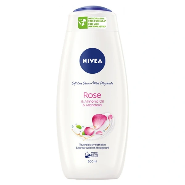 NIVEA Care Shower Pielęgnujący żel pod prysznic Rose & Almond oil 500 ml