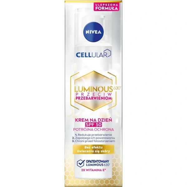 NIVEA Cellular Luminous630 Krem przeciw przebarwieniom na dzień SPF 50 40 ml