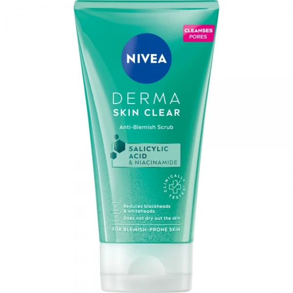 NIVEA Derma Skin Clear Peeling przeciw niedoskonałościom 150 ml