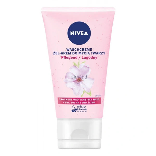 NIVEA Łagodny żel-krem do mycia twarzy - cera sucha i wrażliwa 150 ml