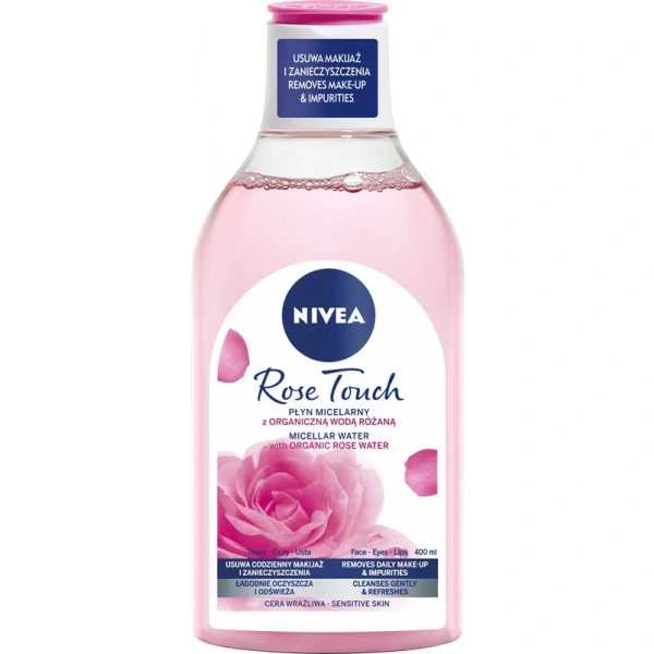 NIVEA Rose Touch Płyn micelarny z organiczną wodą różaną 400 ml