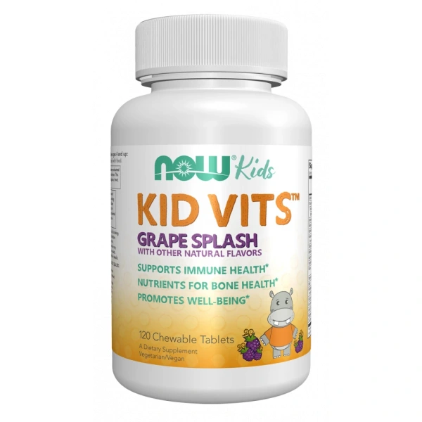 NOW FOODS Kid Vits Grape Splash (120 tabs)