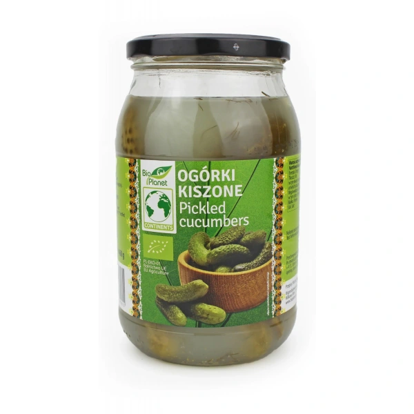 Ogórki kiszone bio 820 g (460 g) - bio planet