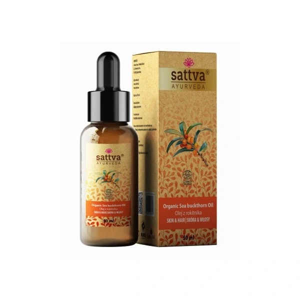 Olej do ciała i włosów z rokitnika eco 50 ml - sattva (ayurveda)