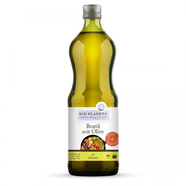 Olej do smażenia z oliwą z oliwek extra virgin bio 1 l - bio planete