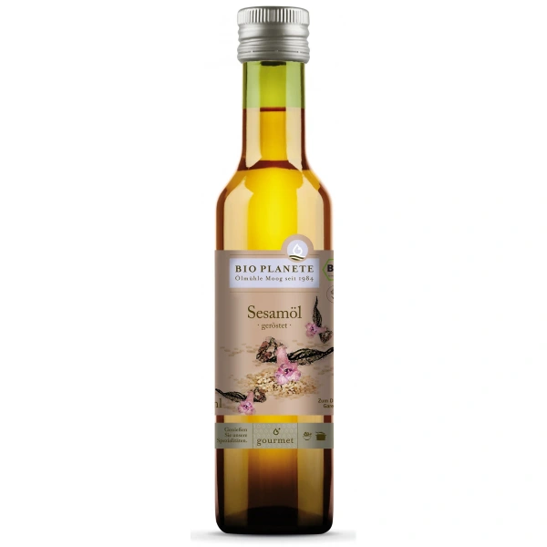 Olej sezamowy (z prażonych nasion) bio 100 ml - bio planete