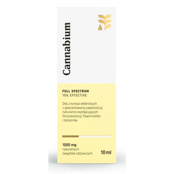 Olej z konopi effective 10 % 10 ml - cannabium
