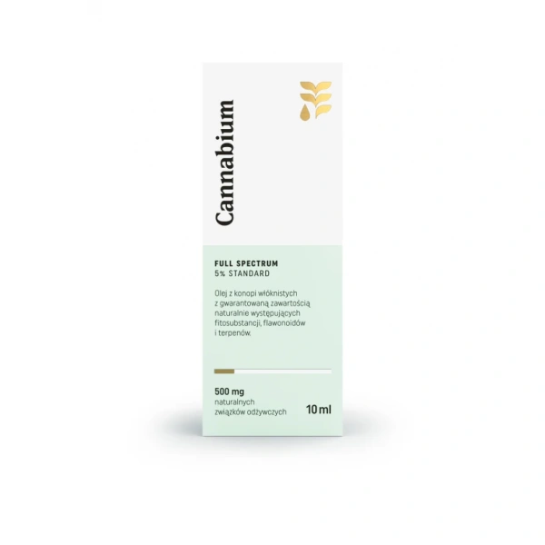 Olej z konopi standard 5 % 10 ml - cannabium